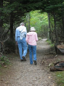 Dad and I on the healing path